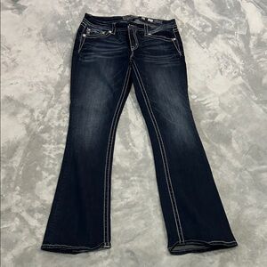 Miss Me Dark Indigo Flare Jeans